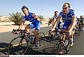 Cycling : Tour Qatar 2006KNAVEN Servais ( Ned ) / VAN IMPE Kevin ( Bel ) / BOONEN Tom ( Bel )Training Quick-Step InnergeticEquipe / Ploeg / QSI